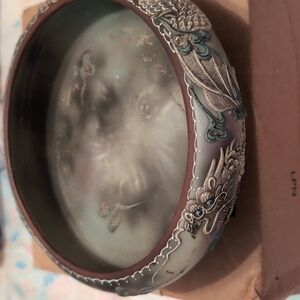 Blue eyed Dragon motif Bowl From Japan